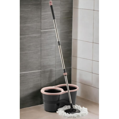 Urve Microfiber Süper Mop Set 360 Pembe