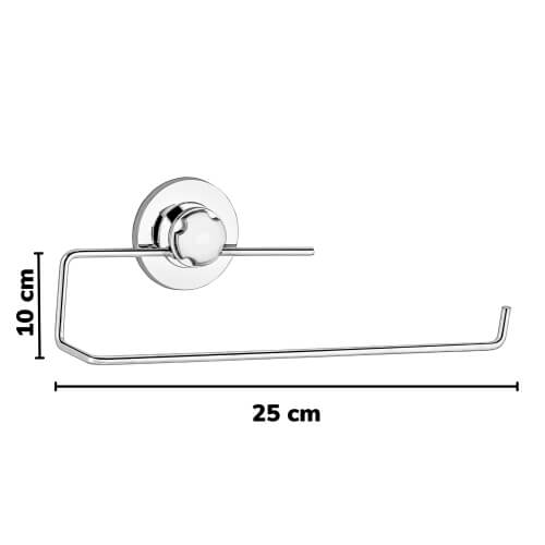 Wenken Vidasız Ultra Güçlü Yapıştırma Lüks Krom Kağıt Havlu Askılığı